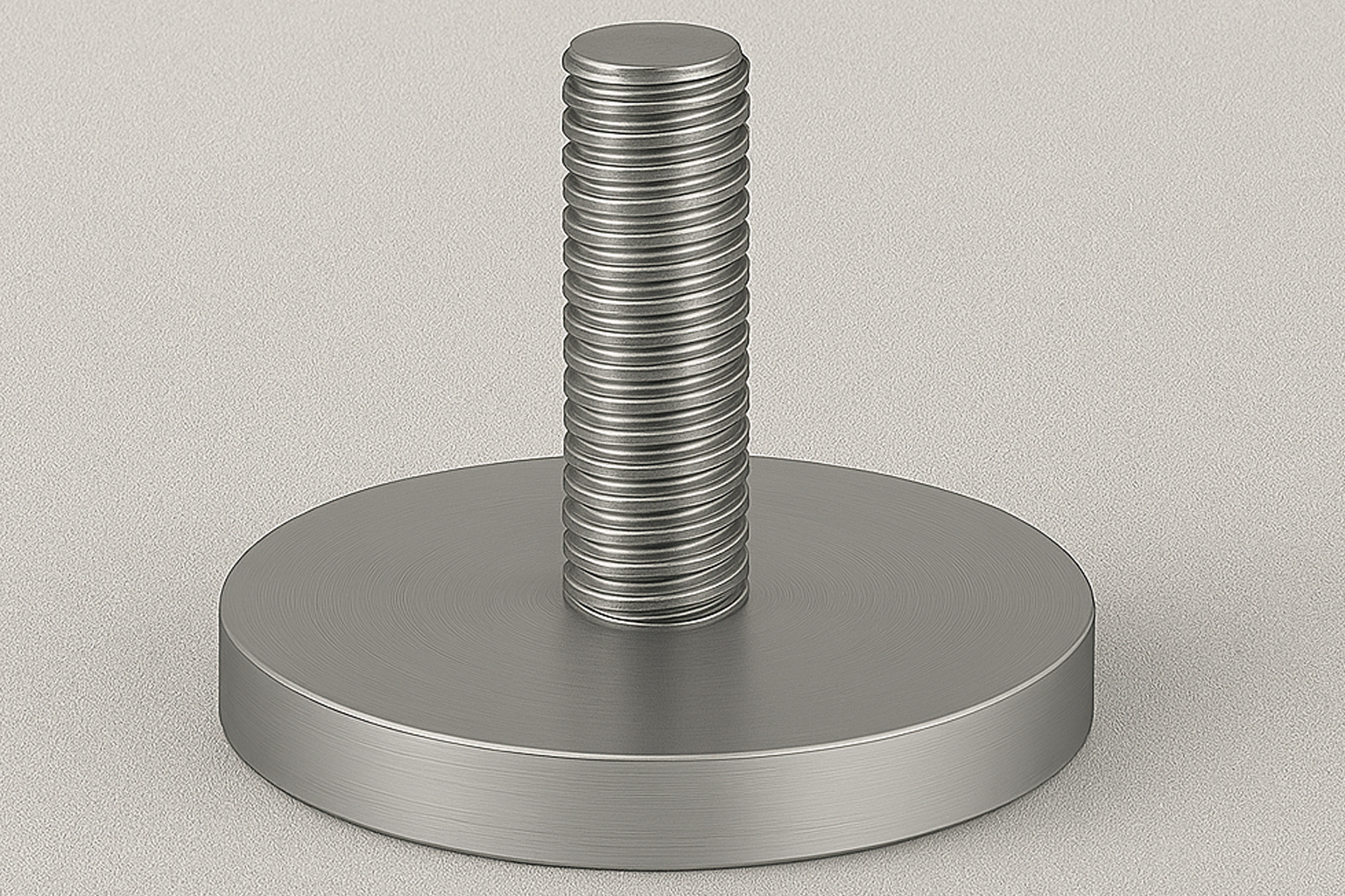 Paslanmaz Cam Sehpa & Raf Flanşı Ø45mm x4mm